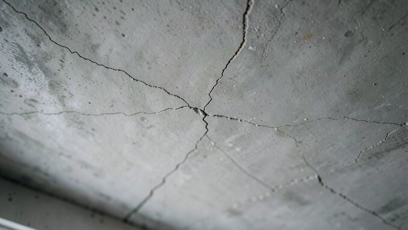 jak naprawić pęknięcia sufitu w blokach z płyty