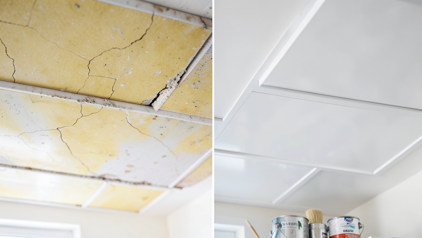 Jak odświeżyć kasetony na suficie