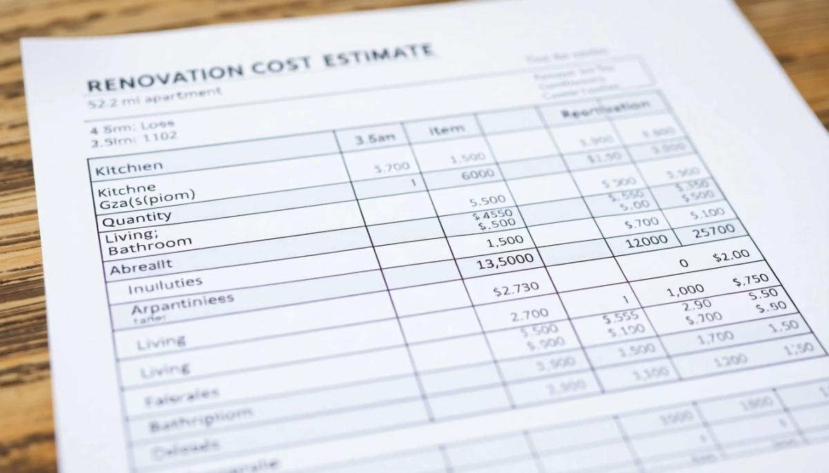 Kosztorys remontu wzór Word