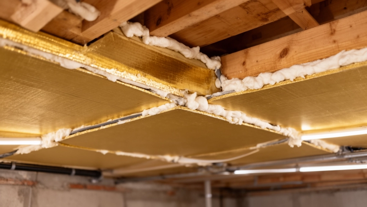 Montaż płyt PIR na suficie