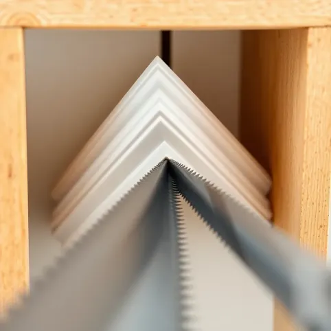 Jak dociąć listwy sufitowe w narożnikach zewnętrznych