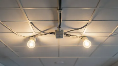 jak podłączyć halogeny w suficie schemat