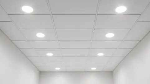 jak rozmieścić halogeny w suficie podwieszanym