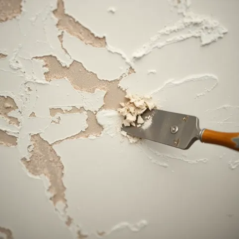 Jak usunąć starą farbę z sufitu