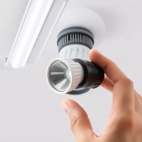 Jak wymienić żarówkę w tubie sufitowej