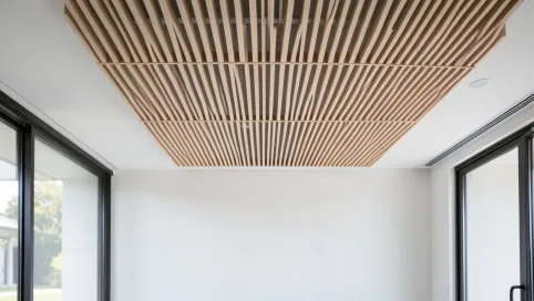 jak zrobić lamele na suficie