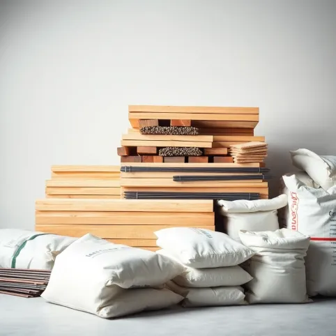 koszty zakupu materiałów w kosztorysie ile