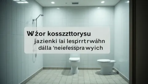 Wzór kosztorysu łazienki dla niepełnosprawnych