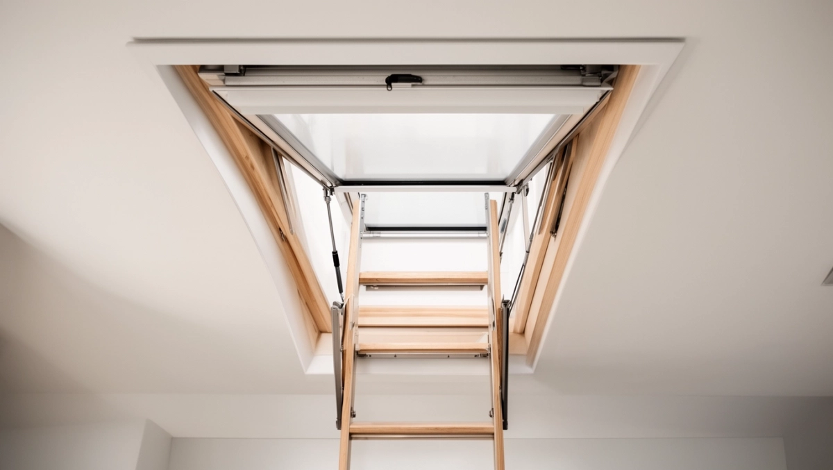 wejście na strych w suficie