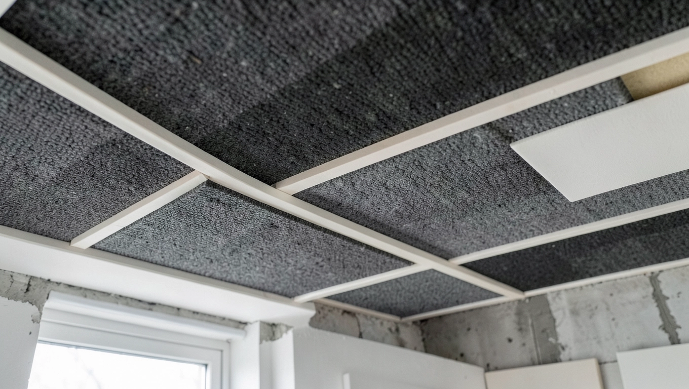 wyciszenie sufitu w bloku