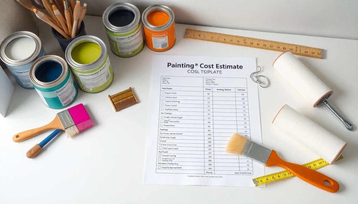Wzór kosztorysu na Malowanie